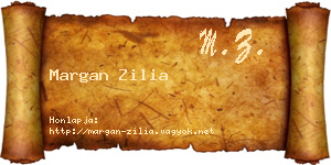 Margan Zilia névjegykártya